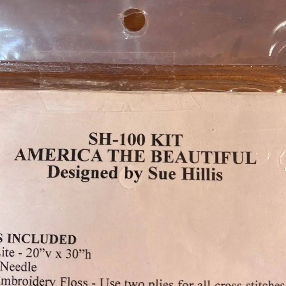 Sue Hillis Designs Counted Cross Stitch Kit - America The Beautiful - NEW